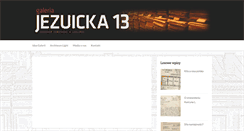 Desktop Screenshot of jezuicka13.pl