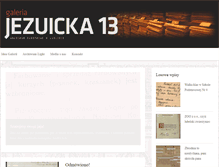 Tablet Screenshot of jezuicka13.pl